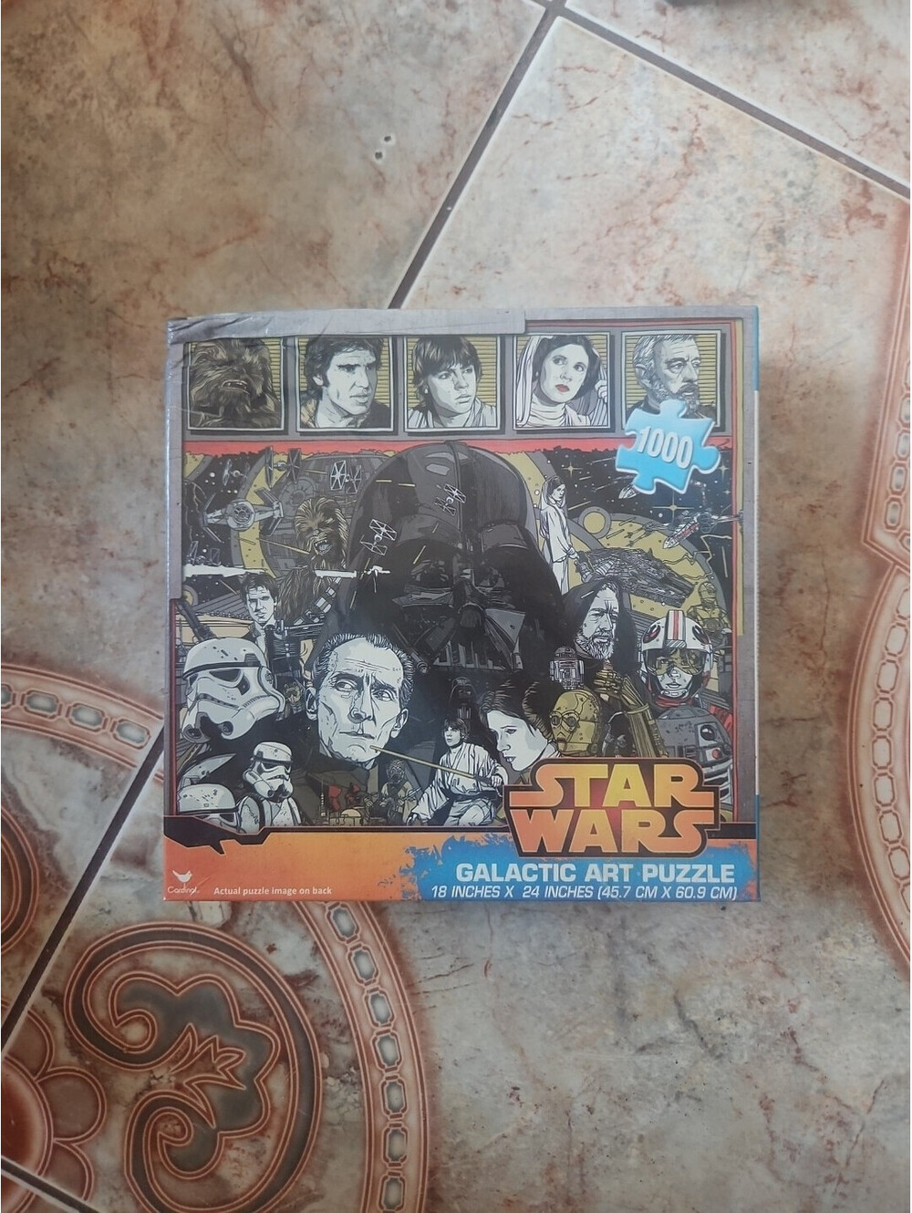 Star Wars Galactic Art 18" x 24" Puzzle By Cardinal 1000 Pieces